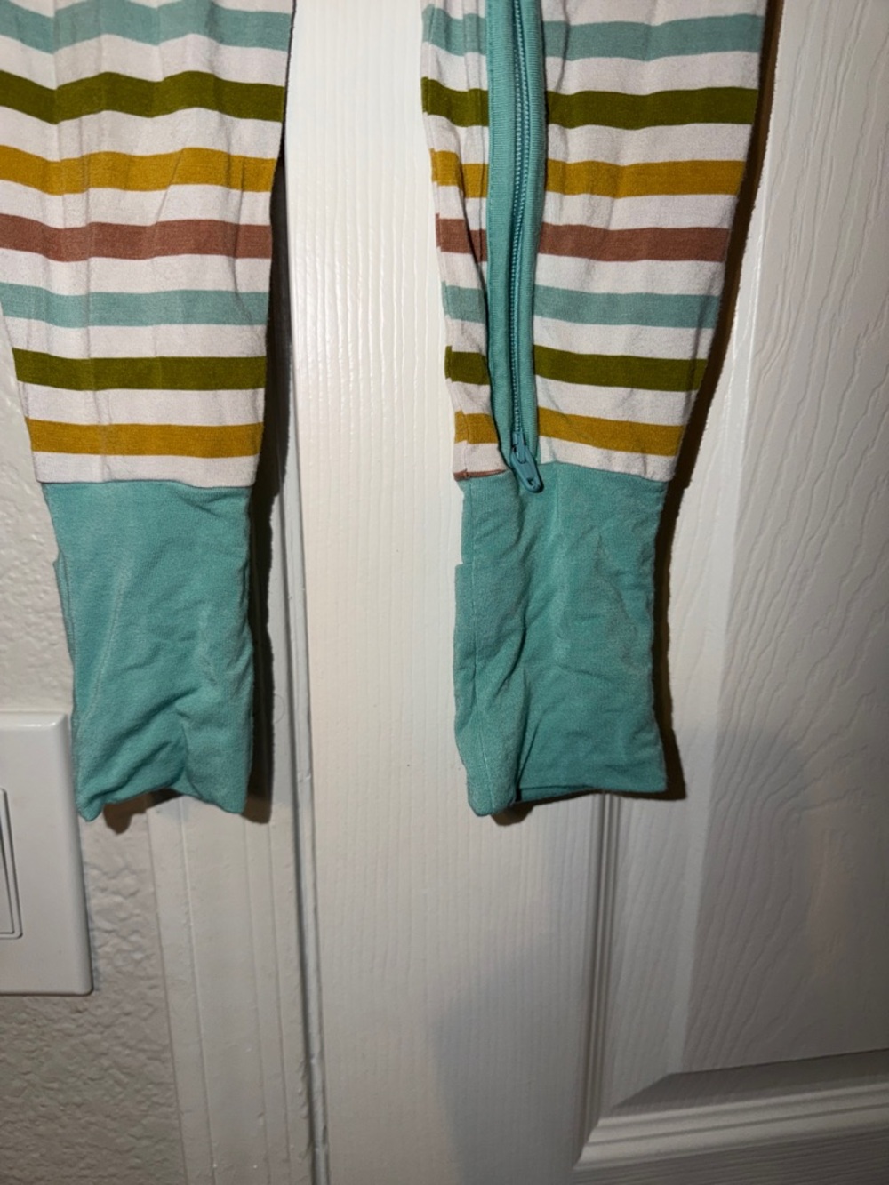 Emerson and Friends Convertible Pajamas - Spring Stripes - Picture 4 of 8